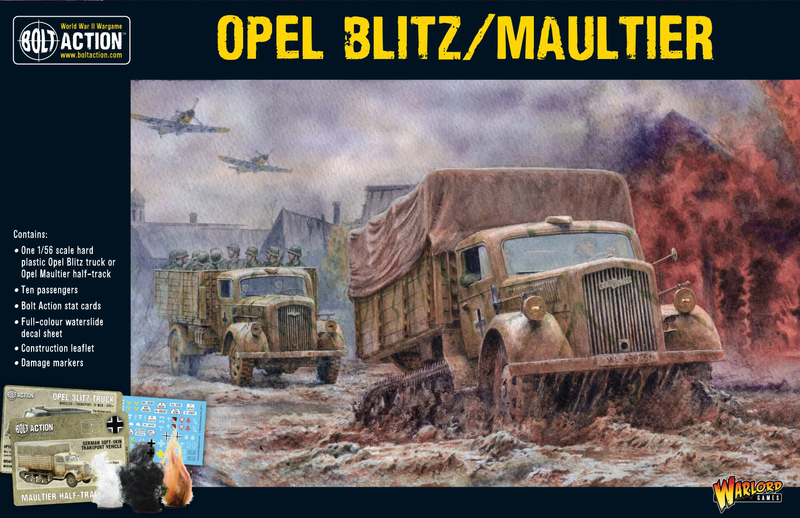 Bolt-Action: Germans - Opel Blitz/Maultier