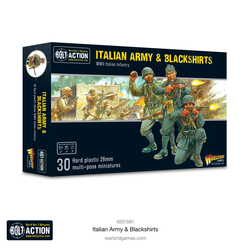 Bolt-Action: Italy - Italian Army & Blackshirts