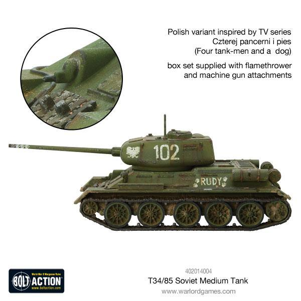 Bolt-Action: Russians - T-34/85 Soviet Medium Tank