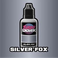 Turbo Dork Silver Fox Metallic Acrylic Paint 20ml Bottle