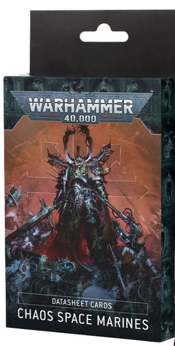Warhammer 40K: Chaos Space Marines - Datasheet Cards
