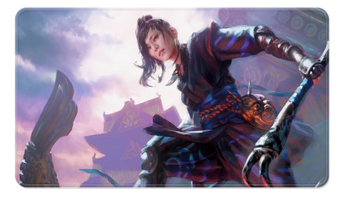 Commander Series #2: Allied - Yuriko Stitched Standard Gaming Playmat for Magic: The Gathering