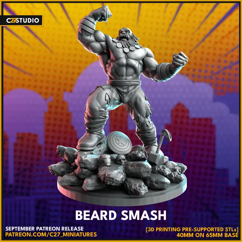 Hulk (Maestro) 40mm Scale Miniature | Crisis Protocol Proxy | C27