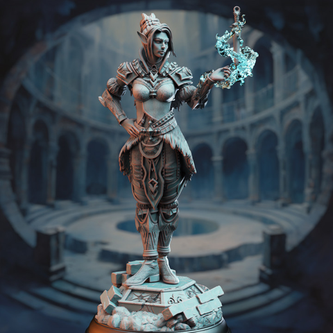 Calanar, Half-Elf Psionic Agent | DM Stash | DnD | Fantasy Miniature