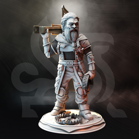 Half-Dwarf Hunter - Vraglin Okrod | DM Stash | DnD | Fantasy Miniature