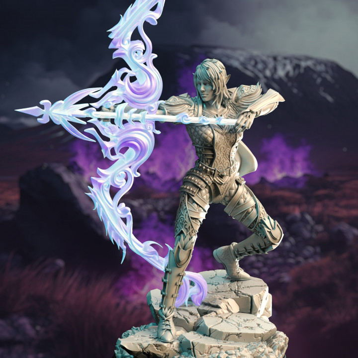 High Elf Arcane Archer - Eldiara | DM Stash | DnD | Fantasy Miniature