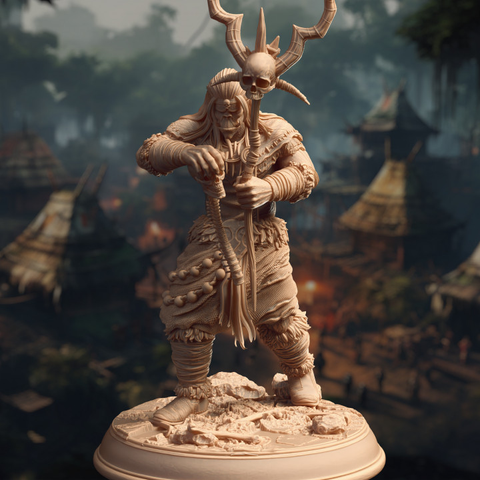 Jugak'thar - Tribal Orc (B) | DM Stash | DnD | Fantasy Miniature