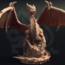 Kurorgor the Black - Ancient Black Dragon | DM Stash | DnD | Fantasy Miniature