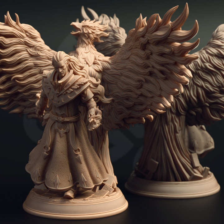 Fire Genasi Pyromancer - Scorcher | DM Stash | DnD | Fantasy Miniature