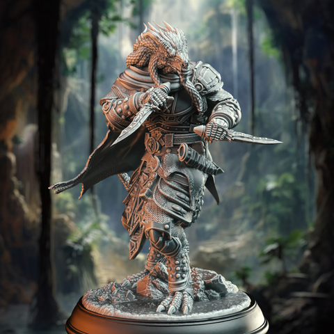 Umbrascale - Dragonborn Rogue | DM Stash | DnD | Fantasy Miniature