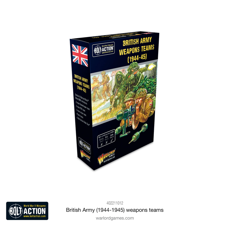Bolt Action: British Army - Weapons Team 1944-1945