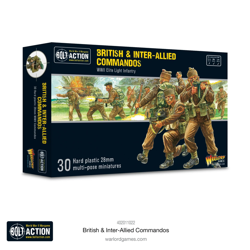 Bolt Action: British Army - British & Inter-Allied commandos