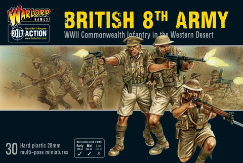 Bolt Action: British Army - 8th Army (Infantry Box)