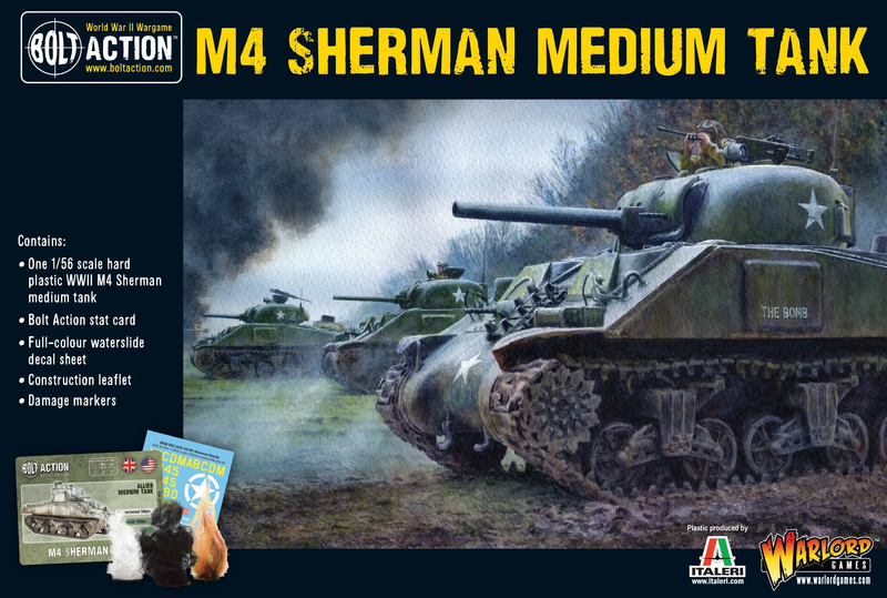 Bolt Action: US Army - M4 Sherman Medium Tank