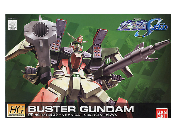 Bandai Spirits HGUC 189 1/144 Seed R03 Buster Gundam Model Kit