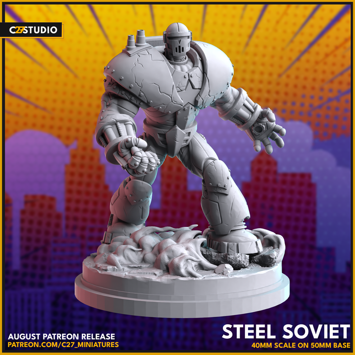 Crimson Dynamo 40mm Scale Miniature | Crisis Protocol Proxy | C27