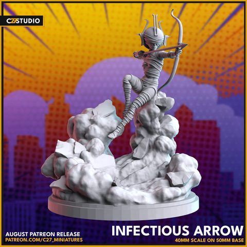 Pestilence 40mm Scale Miniature | Crisis Protocol Proxy | C27