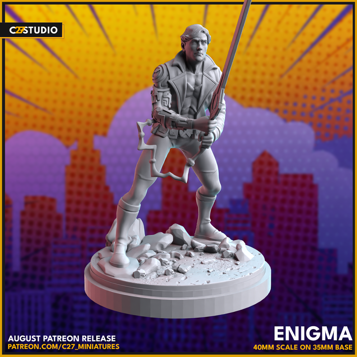 Cypher 40mm Scale Miniature | Crisis Protocol Proxy | C27