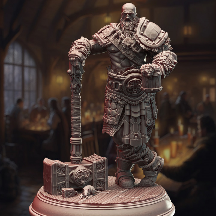 Human Berserker Barbarian - Froth the Belligerent | DM Stash | DnD | Fantasy | Miniature