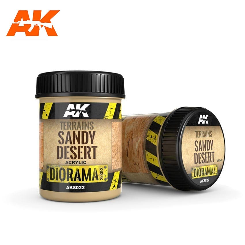 AK Interactive Terrains Sandy Earth 250ml