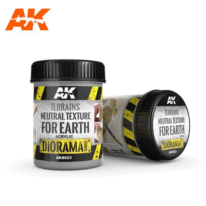 AK Interactive Neutral Texture For Rough Terrains - 250ml - Base Product (Acrylic)