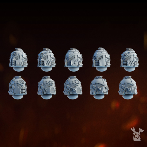 Carnage Reapers Heads Set x10 | DakkaDakka | Grim Dark | Fantasy | One Page Rules