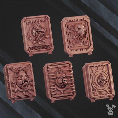 Gorelords APC Doors #1 Set x10 | DakkaDakka | Grim Dark | Fantasy | One Page Rules