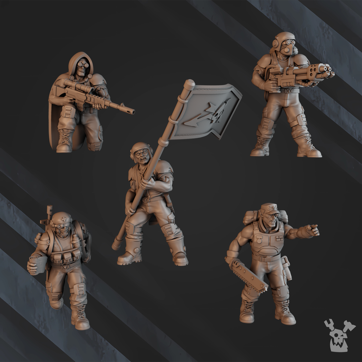 Green Hell Division Lead Detachment | DakkaDakka | Grim Dark | Fantasy | One Page Rules