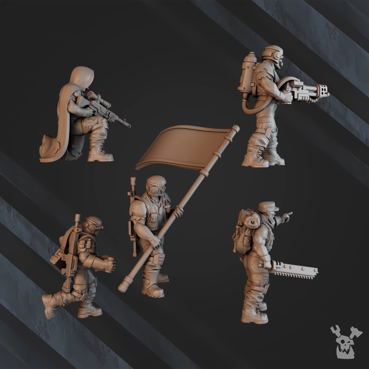 Green Hell Division Lead Detachment | DakkaDakka | Grim Dark | Fantasy | One Page Rules
