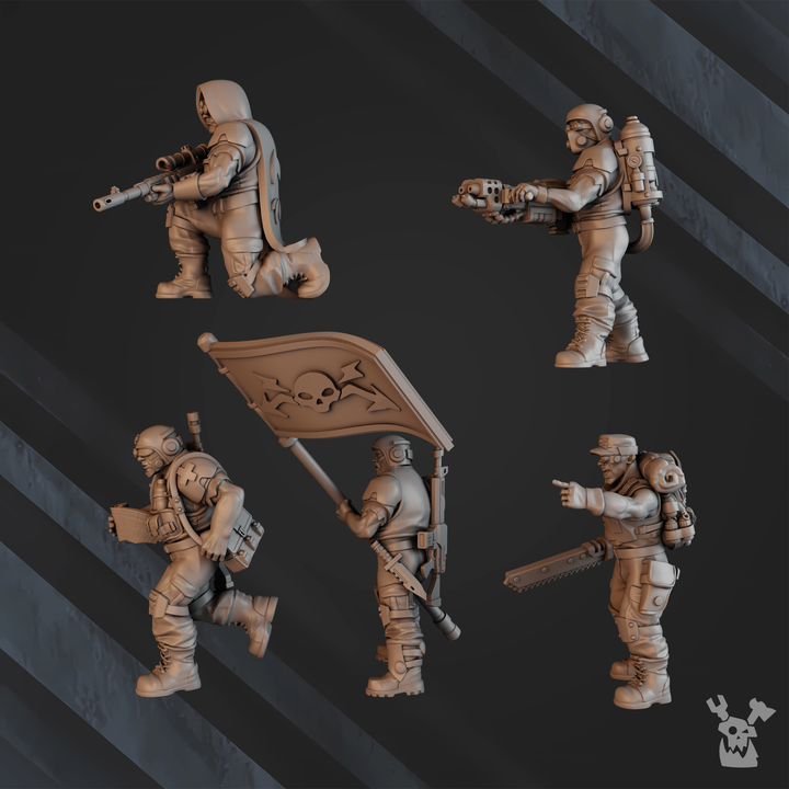Green Hell Division Lead Detachment | DakkaDakka | Grim Dark | Fantasy | One Page Rules