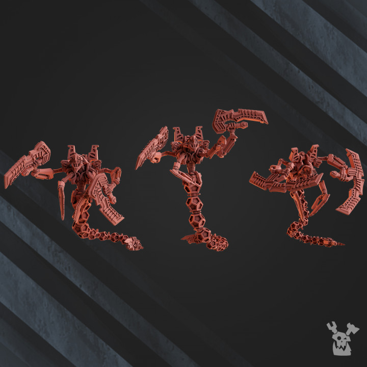 Robot Legions Destroyer Snakes | DakkaDakka | Grim Dark | Fantasy | One Page Rules
