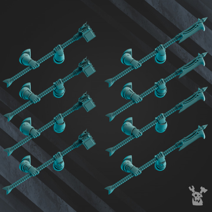 Scylla Legion Battle Brothers Melee Weapons Set | DakkaDakka | Grim Dark | Fantasy | One Page Rules