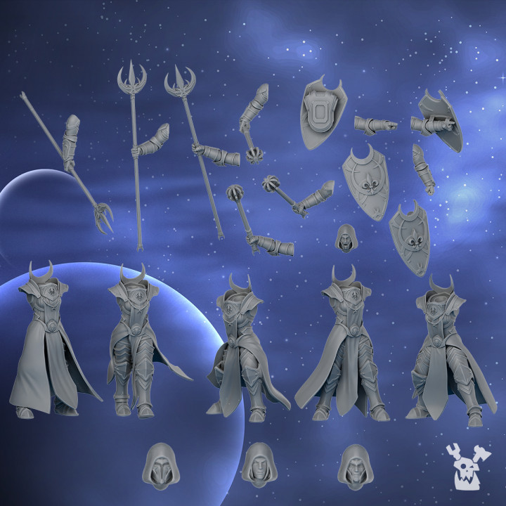 Silver Guards Squad Build Kit | DakkaDakka | Grim Dark | Fantasy | One Page Rules