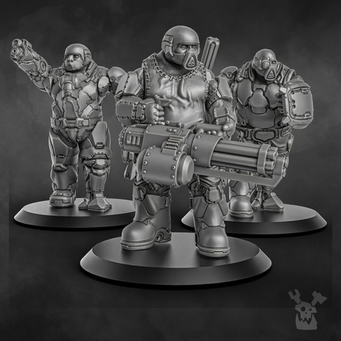 Steamguard Ogre Squad Kit | DakkaDakka | Grim Dark | Fantasy | One Page Rules