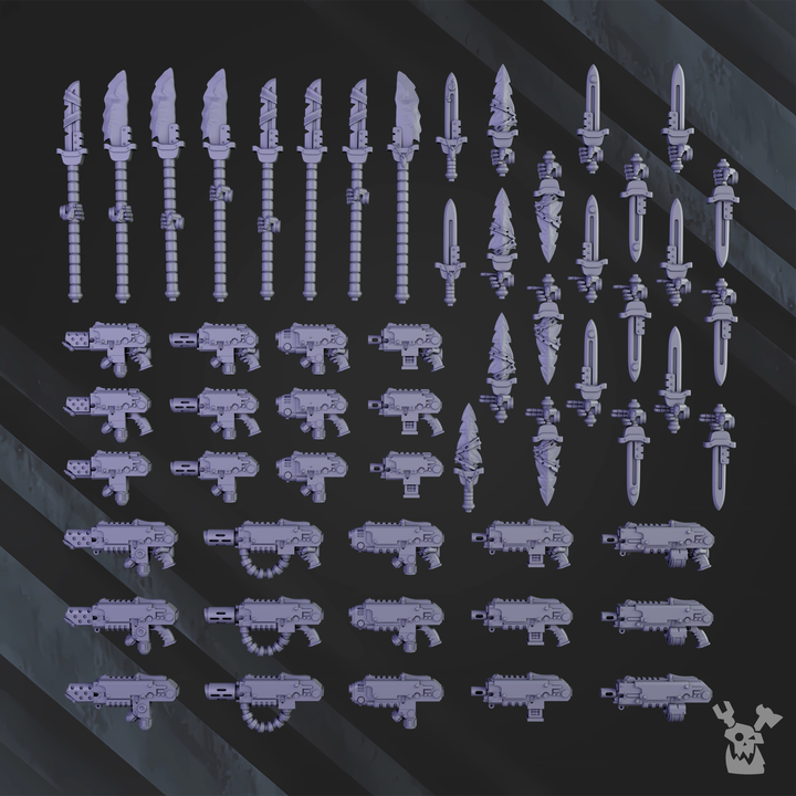 White Megalodon Clan Build Kit | DakkaDakka | Grim Dark