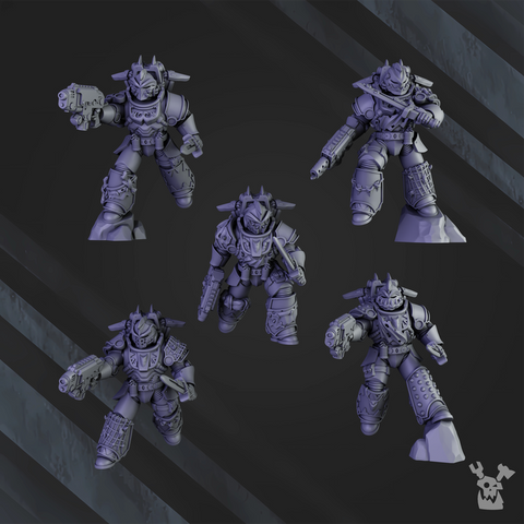 White Megalodon Clan Storm Squad w/ Jetpacks | DakkaDakka | Grim Dark