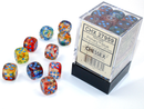 Nebula: 12mm d6 Primary/blue Luminary Dice Block (36 dice)