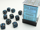 Speckled: 12mm D6 Blue Stars (36)