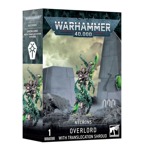 Warhammer 40k: Necrons – Overlord w/ Translocation Shroud