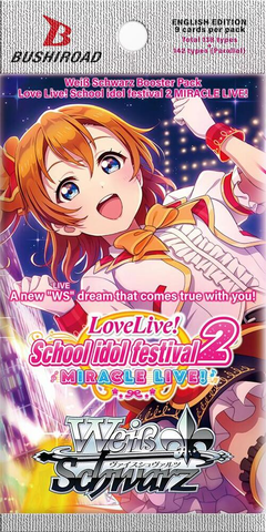 Weiss Schwarz: Love Live School idol festival 2 MIRACLE LIVE! Booster Pack