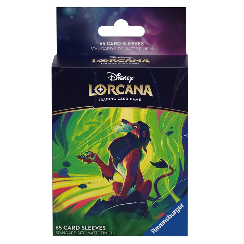 Disney Lorcana Card Sleeves - Scar Vengeful Lion (65-Pack)