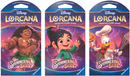 Disney Lorcana Shimmering Skies Booster Pack Sleeved