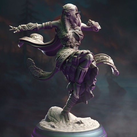 Elf Sun Soul Monk - Cahira | DM Stash | DnD | Fantasy | Miniature