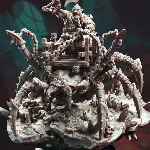 Mounted Giant Spider - Shiasirix | DM Stash | DnD | Fantasy | Miniature