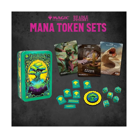 MTG: Token Set - Green Mana Metal Token Set