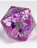 Dice: Mega 55MM- Cosmic Pink 55mm D20