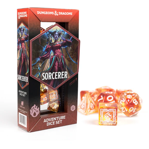 D&D Adventure Dice - Sorcerer: Orange