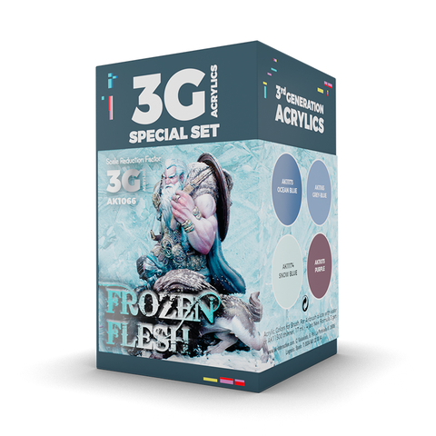 AK Interactive Wargame Color Frozen Flesh Set