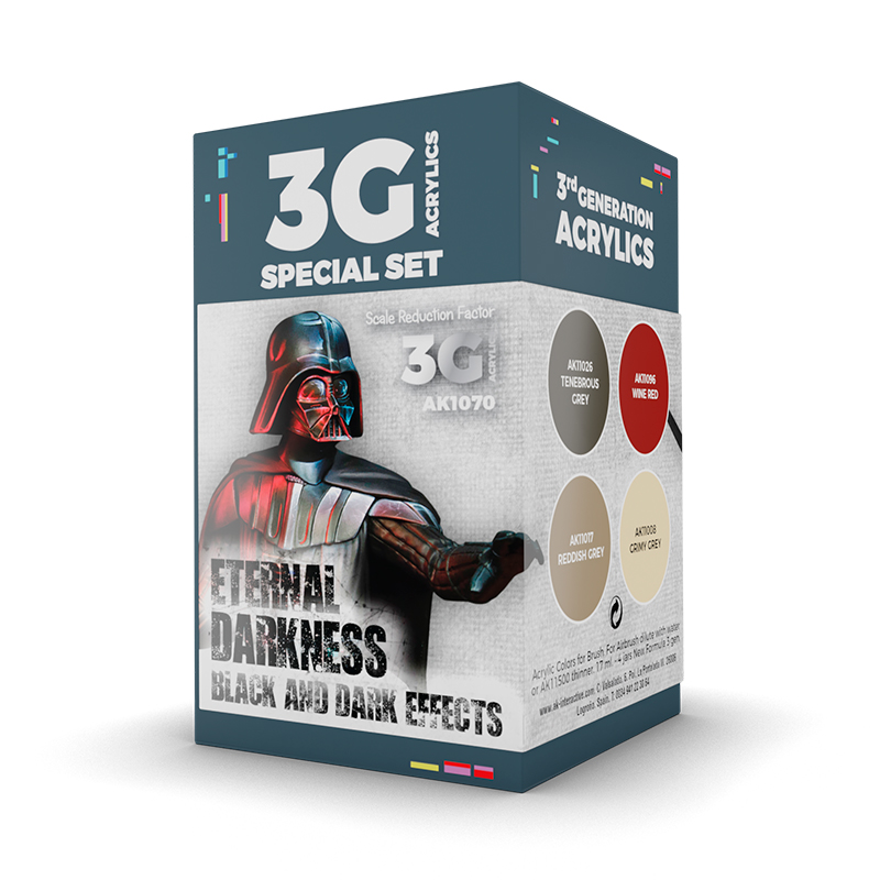 AK Interactive Wargame Color Eternal Darkness Set