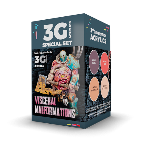 AK Interactive Wargame Color Visceral Malformations Set